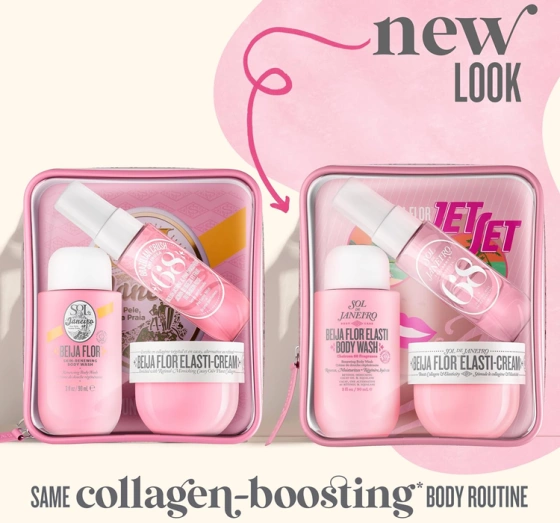 Sol de Janeiro Beija Flor Jet Set żel pod prysznic 90ml krem do ciała 50ml spray 30ml