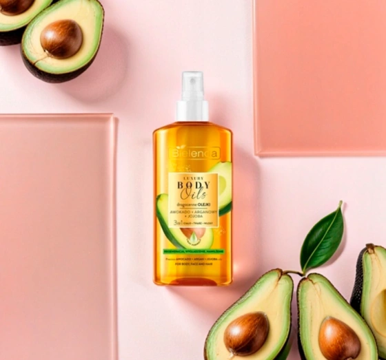 Bielenda Luxury Body Oils drogocenny olejek 3w1 Awokado, Arganowy, Jojoba 150 ml