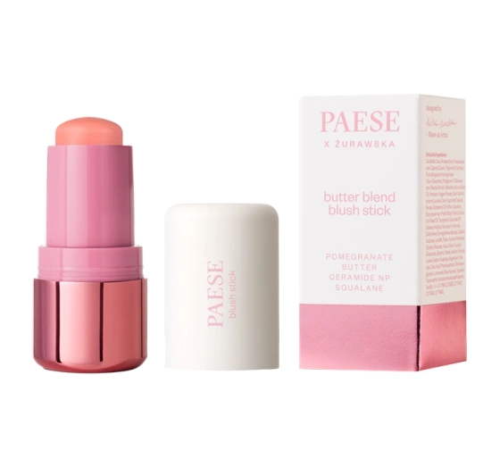 Paese x Żurawska Butter Blend Blush Stick masełkowy róż do policzków w sticku 03 Coral 6 g