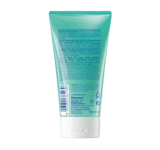 NIVEA Derma Skin Clear peeling przeciw niedoskonałościom 150 ml