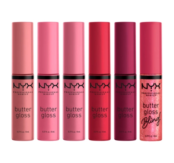 NYX Professional Makeup × Home Alone zestaw błyszczyków do ust Red & Pink 6 × 8 ml