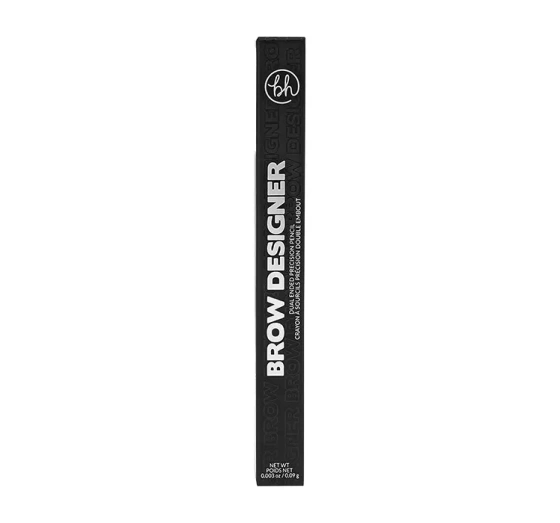 Bh Cosmetics Brow Designer dwustronna kredka do brwi Charcoal