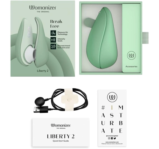 Womanizer Liberty 2 stymulator łechtaczki Sage