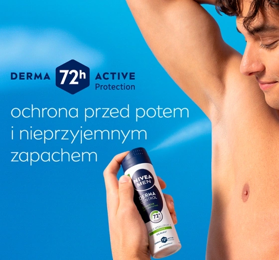 NIVEA MEN Derma Control antyperspirant w sprayu dla mężczyzn Sensitive 150 ml