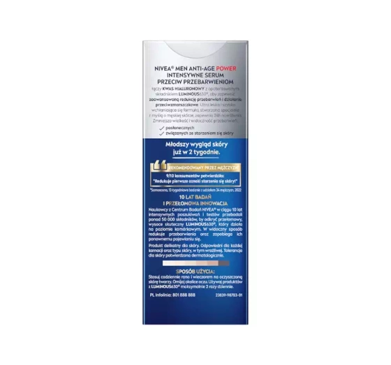 NIVEA MEN Anti-Age Power Serum zaawansowane serum antypigmentacyjne 30 ml