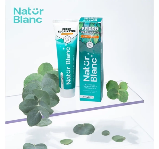 Sylveco Natur Blanc odświeżająca pasta do wrażliwych zębów Fresh Eucalyptus 100ml