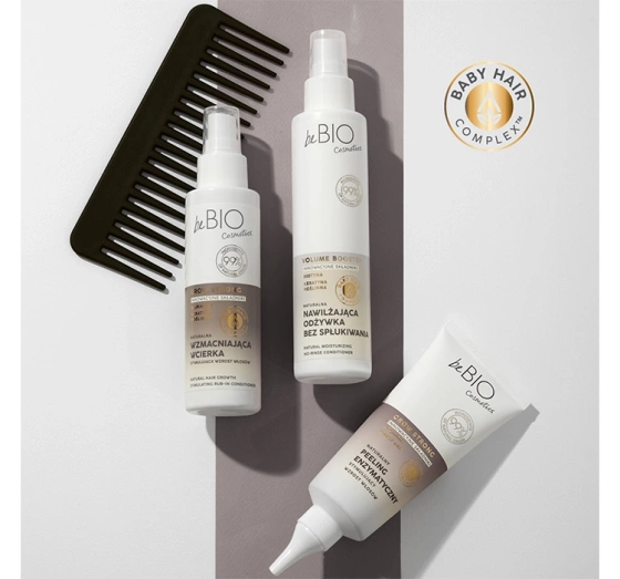 Bebio Volume Booster naturalna nawilżająca odżywka bez spłukiwania 150 ml