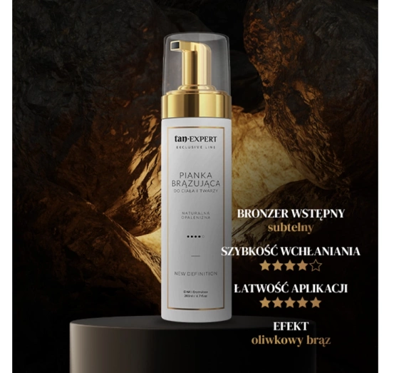 Tanexpert Exclusive Line brązująca pianka do twarzy i ciała New Definition 200ml