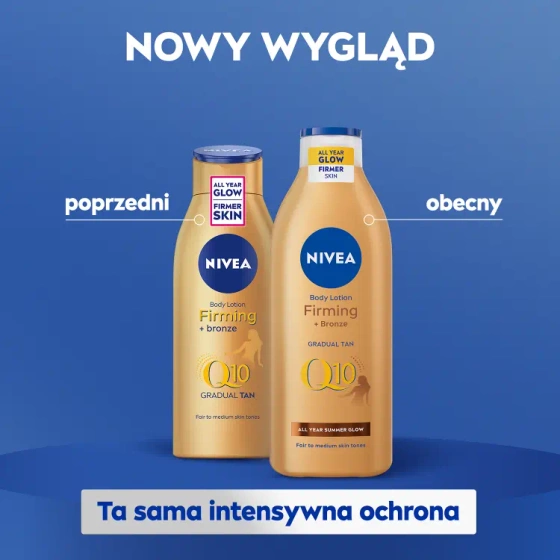 NIVEA Q10 Firming Bronze ujędrniający balsam do ciała z efektem brązującym 400 ml