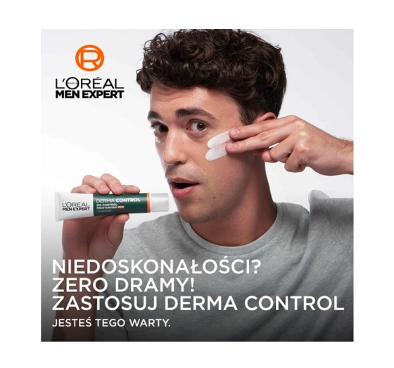 L'Oréal Paris Men Expert Derma Control nawilżający krem matujący SPF30 40ml
