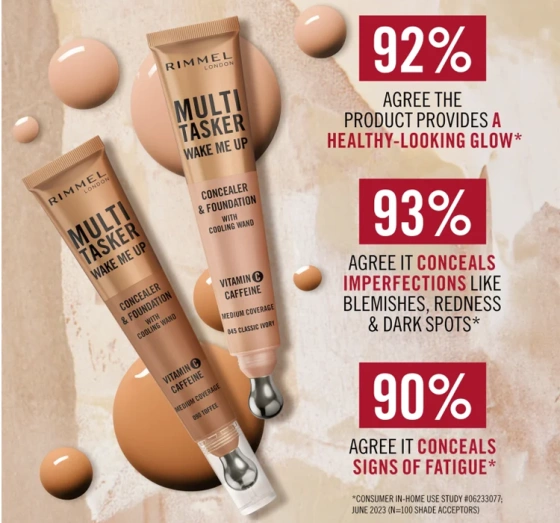 Rimmel Multi-Tasker Wake Me Up korektor i podkład 2w1 040 Ivory 20ml