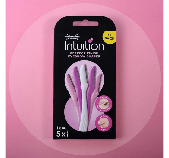 Wilkinson Sword Intuition Perfect Finish maszynki jednorazowe do brwi i twarzy 5 sztuk