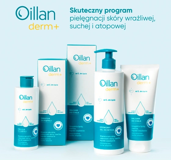 Oillan Derm mydło natłuszczające do mycia twarzy i ciała dla skóry suchej i atopowej 100 g