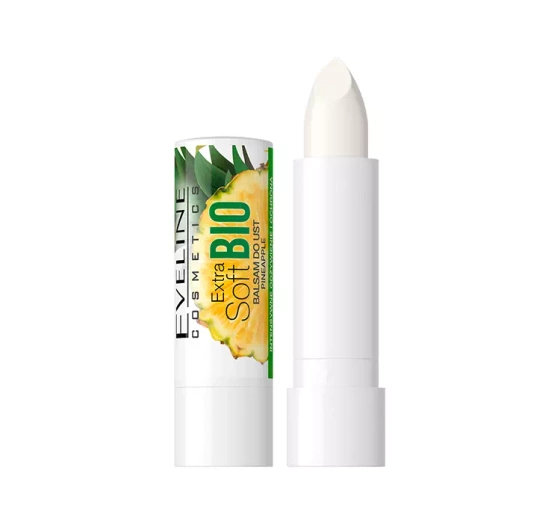 Eveline Cosmetics Extra Soft Bio pielęgnująca pomadka do ust ananas 4,5 ml