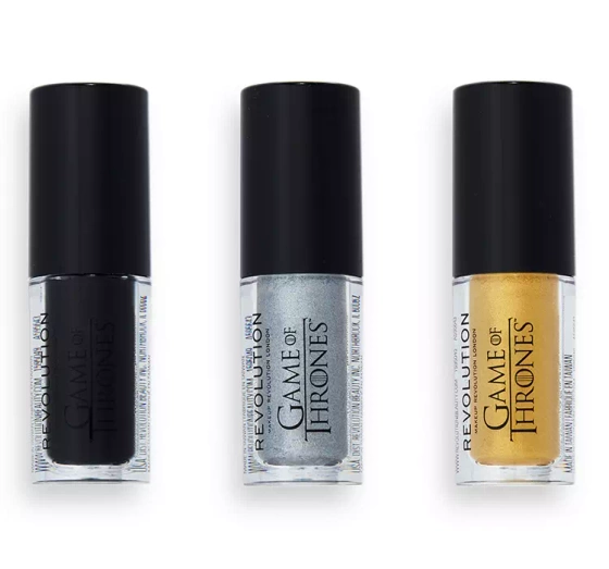 Makeup Revolution x Game of Thrones zestaw kremowych cieni do powiek 3x1,8ml