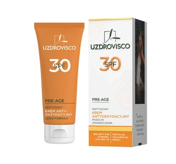 Uzdrovisco Pre-Age peptydowy krem antyoksydacyjny przeciwzmarszczkowy SPF30 50ml