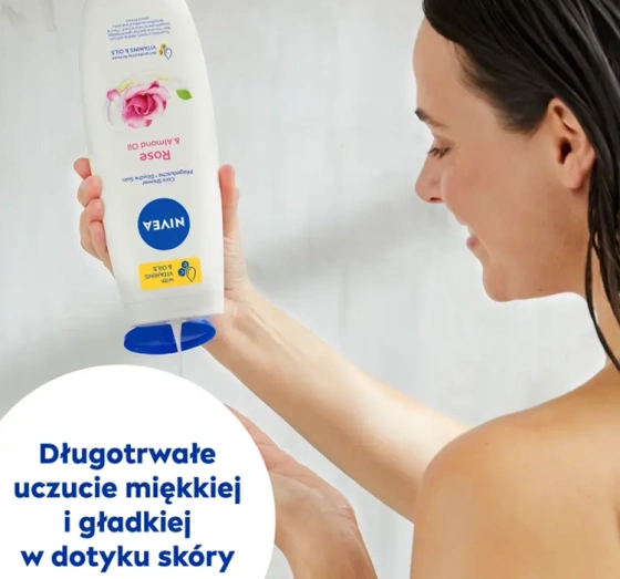 NIVEA Rose&Almond Oil żel pod prysznic 500 ml