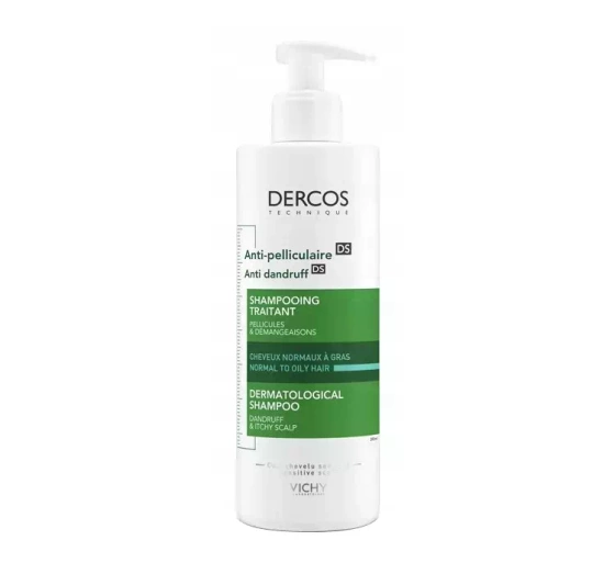 Vichy Dercos szampon przeciwłupieżowy włosy normalne i przetłuszczające się 390 ml