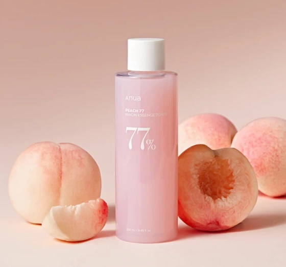 Anua Peach 77% Niacin Essence Toner nawilżający tonik-esencja z ekstraktem z brzoskwini 250 ml