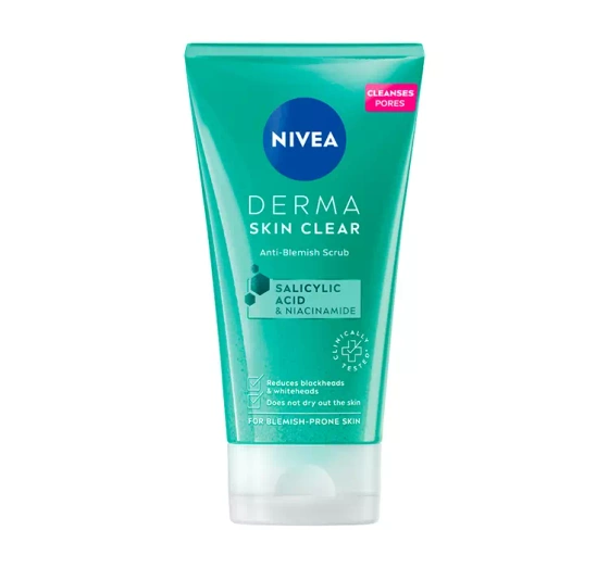 NIVEA Derma Skin Clear peeling przeciw niedoskonałościom 150 ml