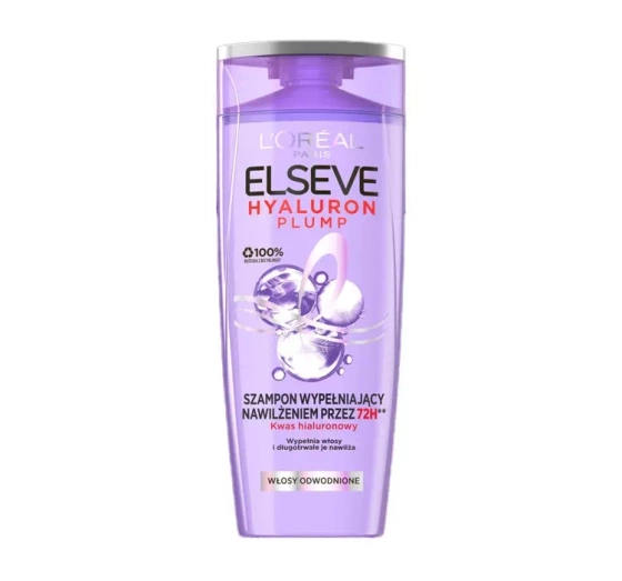 L'Oréal Paris Elseve Hyaluron Plump szampon do włosów odwodnionych 400 ml