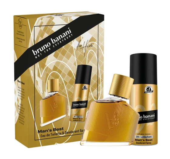 Bruno Banani Man's Best woda toaletowa spray 30 ml dezodorant spray 50 ml