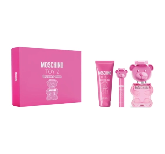 Moschino Toy 2 Bubble Gum woda toaletowa spray 100 ml 10 ml balsam do ciała 100 ml