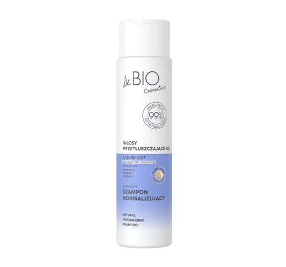 Bebio naturalny szampon do włosów przetłuszczających się 300 ml