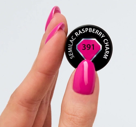 Semilac Love Is In The Nails lakier hybrydowy 391 Raspberry Charm 7 ml