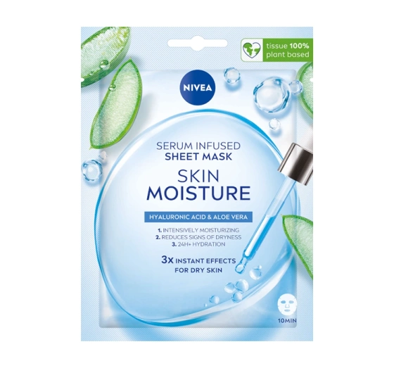 NIVEA Skin Moisture nawilżająca maska w płachcie 1 sztuka