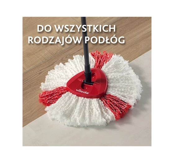 Vileda Turbo 2in1 Microfibre Refill wkład do mopa obrotowego sznurkowego 1 sztuka