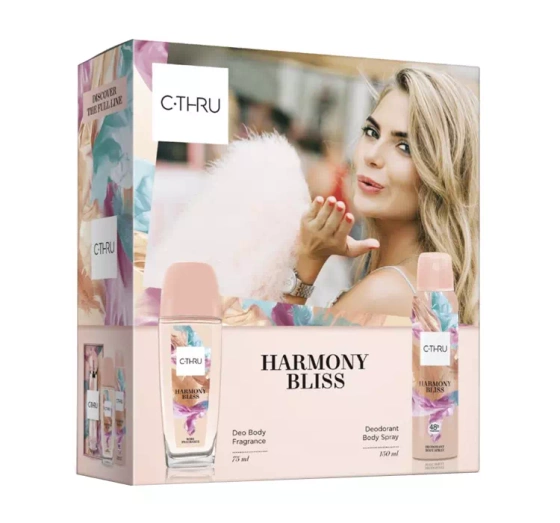 C-Thru Harmony Bliss zapachowy spray z atomizerem 75 ml dezodorant spray 150 ml