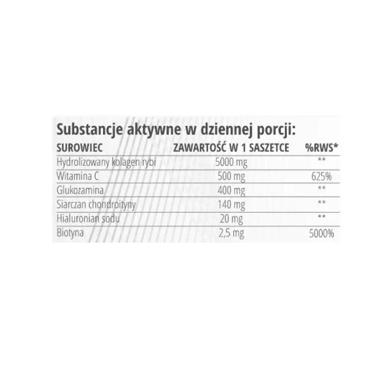 Nutricion House Kolagen Pro z biotyną suplement diety 30 saszetek