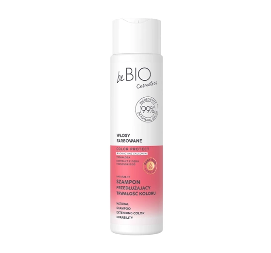 Bebio naturalny szampon do włosów farbowanych 300 ml