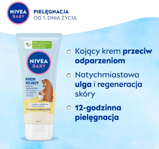 NIVEA BABY krem kojący przeciw odparzeniom dla dzieci 100 ml