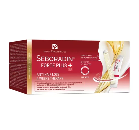 Seboradin Forte Plus intensywna kuracja do włosów wypadających 24 x 5,5 ml 24 g
