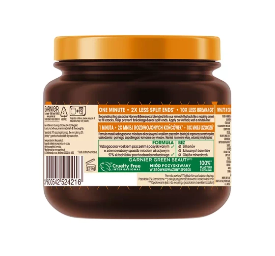 Garnier Botanic Therapy maska do włosów zniszczonych z miodem 340 ml
