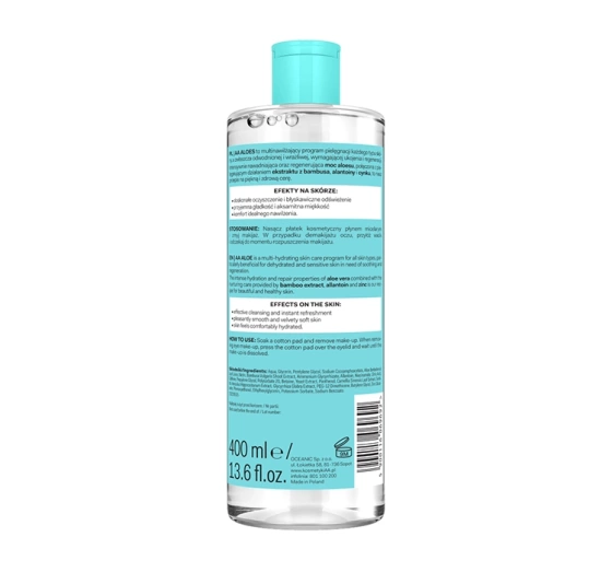 AA Aloes łagodząco-nawilżający płyn micelarny 400 ml