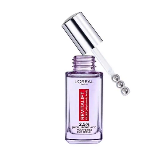 L'Oréal Paris Revitalift Filler serum pod oczy przeciwzmarszczkowe z kwasem hialuronowym 20 ml