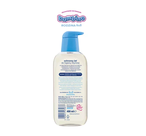 Bambino Rodzina ochronny żel do higieny intymnej 400 ml