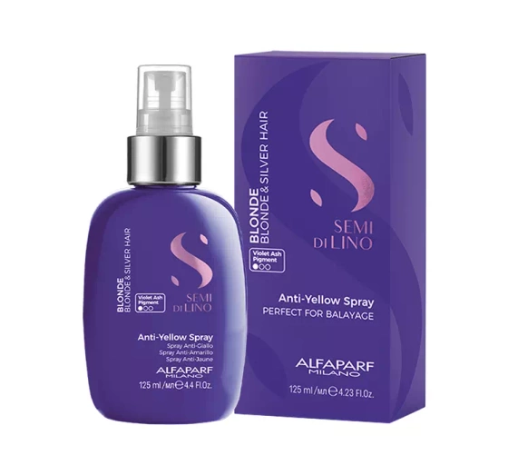 Alfaparf Milano Semi Di Lino Blonde spray do włosów blond i siwych 125 ml