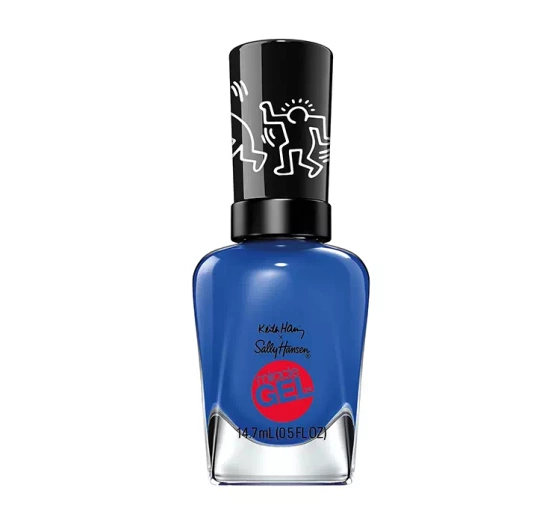 SALLY HANSEN MIRACLE GEL KEITH HARING LAKIER DO PAZNOKCI 925 DRAW BLUE IN 14,7ML