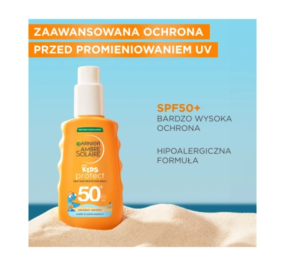Garnier Ambre Solaire Kids ochronny spray dla dzieci SPF50 150 ml