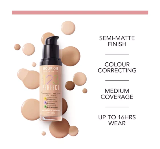 Bourjois 123 Perfect Foundation podkład 53 Light Beige 30 ml
