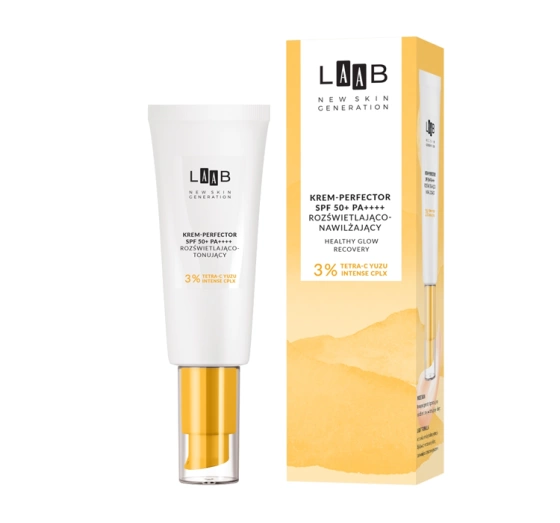 AA LAAB Tetra-C Yuzu ozświetlająco-tonujący krem-perfektor do twarzy SPF PA 40 ml