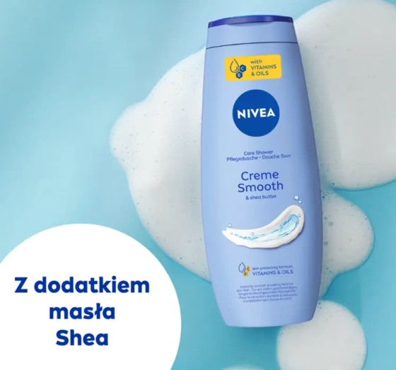 NIVEA Creme Smooth kremowy żel pod prysznic 500 ml