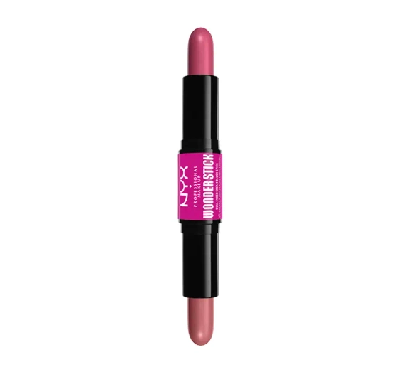NYX Professional Makeup Wonder Stick dwustronny róż do policzków 01 Light Peach Baby Pink 2 x 4 g