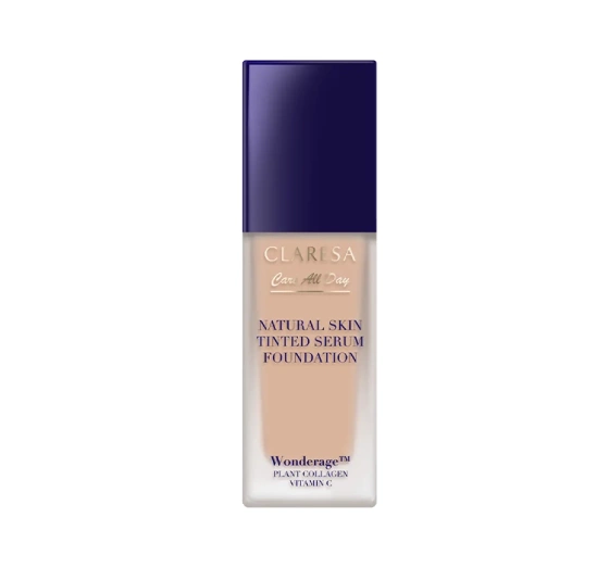 Claresa Care All Day nawilżający podkład-serum z naturalnym wykończeniem 1 N Light Neutral 32 ml