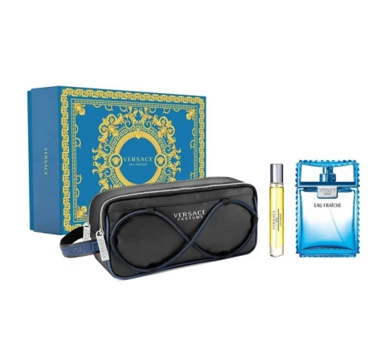 Versace Man Eau Fraîche woda toaletowa spray 100 ml 10 ml kosmetyczka