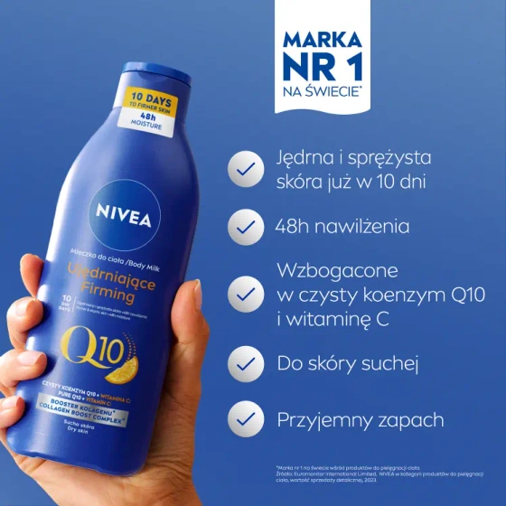 NIVEA Firming Q10 Plus ujędrniające mleczko do ciała do skóry suchej 400 ml